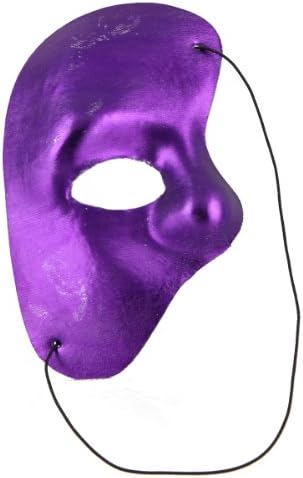 Renineic Phantom Half Face Mask Male Female Unisex 10pcs Set (Purple)