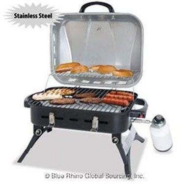 STAINLESS STEEL OUTDOOR LP GAS BARBEQUE GRILL