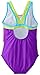 Speedo Big Girls' Mesh Thick Strap One Piece Swimsuit