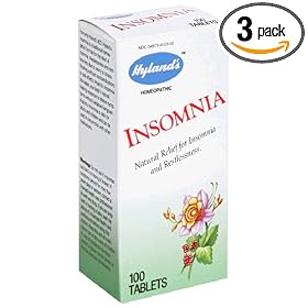 Hyland's Insomnia, Tablets, 100 tablets (Pack of 3)