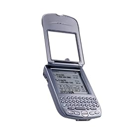 Handspring Treo 180 - Palm OS 3.5.2H - MC68VZ328 33 MHz - RAM: 16 MB ( 160 x 160 ) - IrDA - GSM 900/1900 - steel blue