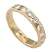 14K Yellow Gold 1/2 ct. Machine Set Diamond Wedding Band (F-G Color, VS Clarity)