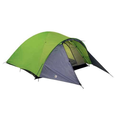 Confidence Mars 4 MAN Waterproof Dome Tent Lime Green
