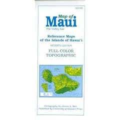 Map of Maui (Reference Maps of the Islands of Hawai'i)