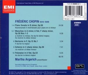 Cover image : Chopin: Piano Works: Martha Argerich The LEGENDARY 1965 RECORDING