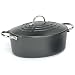 Kitchen & Housewares : Minuteman Oval Dutch Oven - Black Powdercoat - Heavy Duty Cast Iron