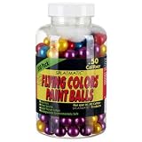 Splatmatic Flying Colors 200ct Airsoft Paintballs - 50 cal. - Assorted