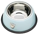 Paw Print Noshers Blue Large Pet Bowl