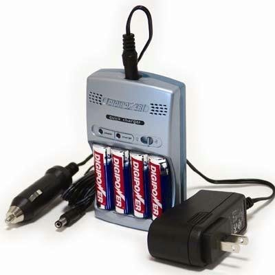 Digipower DPS-5000 1 Hour AA/AAA Rechargeable Battery Kit with 4 AA 2700 mAh Batteries