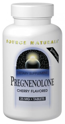 Source Naturals - Pregnenolone/Cherry, 10 mg, 120 sublingual