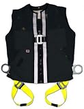 Guardian Fall Protection 2620-GFP  Black Mesh Construction Tux Harness, Large