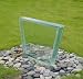 Smart Solar Trapezium Glass Flowerbed - 28"