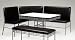 Soda Shoppe Corner Seat, BLACK