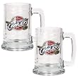 Cleveland Cavaliers 2pc 15oz Glass Tankard Set - Primary Logo NBA Basketball