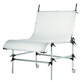 Manfrotto 220 Still Life Table with 78.8 X 49.25-Inch White Translucent Plexiglass