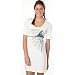 Guy Harvey Marlin Run T-shirt Dress WHITE Md Jrs