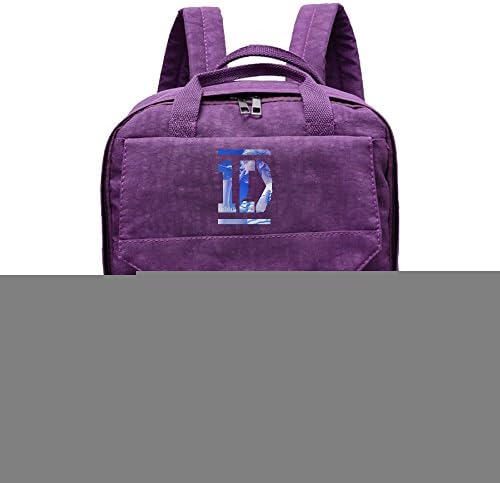 HotChill Niall Horan-OD Women's Outdoor Multifunctional Canvas Backpack High Capacity Leisure Bag Purple