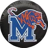 University of Memphis Tigers Black tire cover, Size C