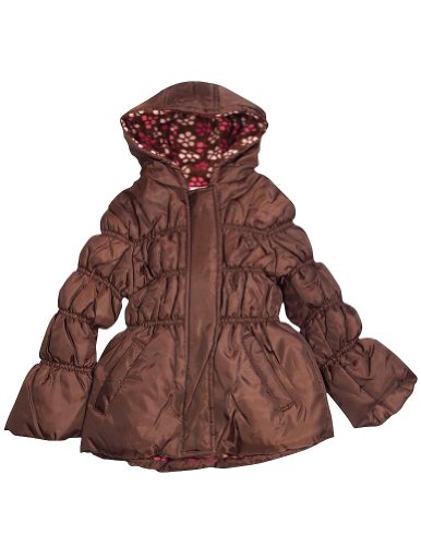 Pink Platinum - Girls Winter Jacket, Brown 32495-4 Pink Platinum - Girls Winter Jacket, Brown 32495-4