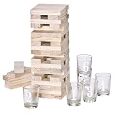 Red Box Shot Glass/Block Game