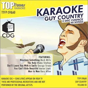 CD-Charts  Used : Top Tunes Karaoke CDG Guy Country FunPack Vol.3 TTFP - 59 & 60