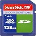 Secure Digital Card 128MB (200 Picture, Retail Package)