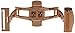 Hadley-Roma 20-mm IP Rose Gold-Plated Push Button Deployant Clasp