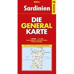Die Generalkarte Italien Extra 15 Sardinien 1:200.000