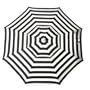 6ft Deluxe Cabana Striped Beach Umbrella with Tilt & Vent