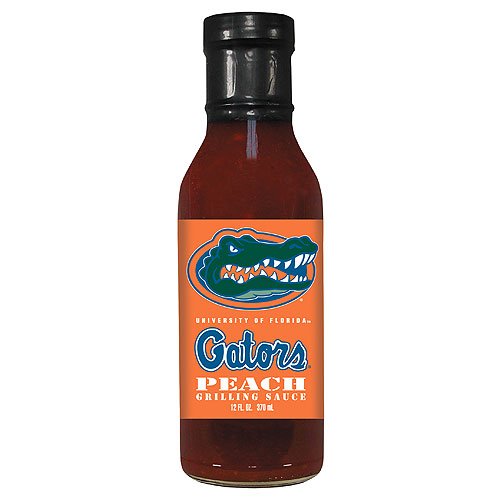 Florida Gators NCAA Peach Grilling Sauce - 12oz by Hot Sauce Harry