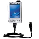 Classic Straight USB Cable for the Dell Axim x3i with Power Hot Sync and Charge capabilities - Gomadic Brand w/ TipExchange Technology