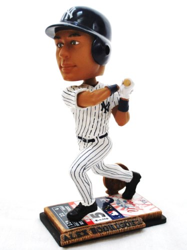 New York Yankee Official MLB #13 Alex Rodriguez rare ticket base action Bobble Head