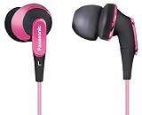 from Panasonic Panasonic RP-HJE350E-P Advanced Ergo Fit Earphones  Anti-Touch Noise Cord- Pink Model RP-HJE350E-P