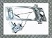 97-02 Pontiac Grand Prix 2DR Window Regulator with Motor Left Side