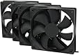 Rosewill 120mm Long Life Sleeve Case Black Case Fan For Computer Cases, 4-Pack Cooling ROCF-13001