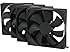 Rosewill 120mm Long Life Sleeve Case Black Case Fan For Computer Cases, 4-Pack Cooling ROCF-13001