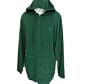 Club Room Zip Down Hooded Jacket Hunter Green w/Navy L
