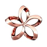 925 Silver 14mm Open Plumeria Pendant Hawaiian Jewelry