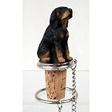 Black and Tan Coonhound Dog Bottle Buddy (3 in)