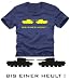 Sports : Bis einer heult T-Shirt dunkelblau / gelb