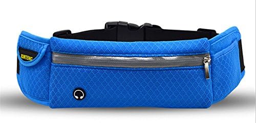 Water Resistant Fanny Pack Fits iPhone se 6s 6splus , Adjustable Band for Men and Women(blue)