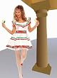 Elegant Moments 4pc. Costume includes a mini dress & a belt