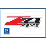 GMC Sierra Z71 4x4 Special decals stickers Red Black - FSRB (2007-2013) bed side 1500 2500 HD (set of 2)