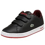 Lacoste Little Kid/Big Kid Camden Retro 8 Sneaker,Black/Classic Red,6 M US Big Kid