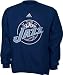 Utah Jazz Youth Adidas Team Logo Fleece Crewneck Sweatshirt