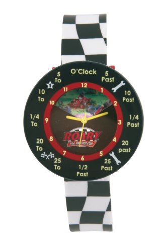 Childrens Toyshop  Toys : Roary The Racing Car Rotating Scene Time Teaching Analogue Watch