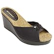BCBGirls Lissa Patent Leather & Cork Fashion Wedges