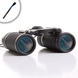 ActionSPORT Roof Prism Ultra Compact 8x21mm Binoculars **Includes Carrying Case, Microfiber Cleaning Cloth and Lens Brush**