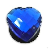 Coeur bleu foncé, style your Crocs Fun Clips, shoe Stickers - Bijoux Chaussure pour Sabots, Clogs .. - Bijoux Chaussure pour Sabots, Clogs ..