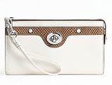 Authentic Coach Penelope Leather Zippy Clutch Wristlet Wallet 45647 White Nutmeg Reviews